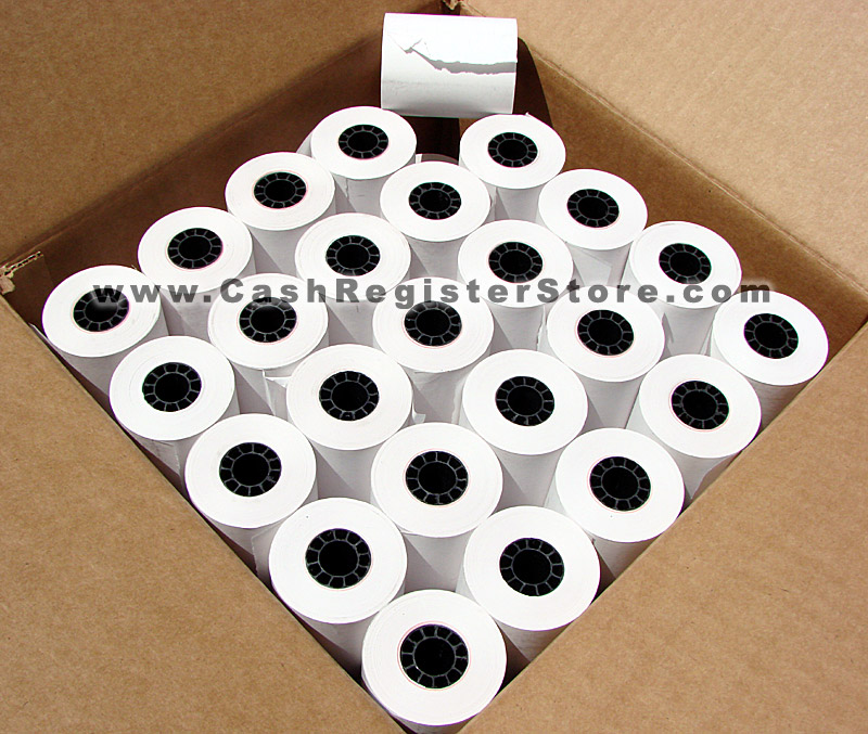 50 Rolls of 58mm Thermal Paper (80 feet) for Verifone VX-570