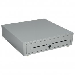 Model 5: Stand Alone 5 Bill Metal Manual Cash Drawer - Ivory (push front to open)