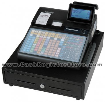 Sam4s SPS-340 Cash Register (shown with optional mag card reader)