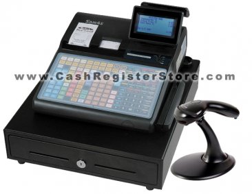 Sam4s SPS-340 Cash Register w/ Honeywell MS-9520 Laser Scanner (w/ Free Lifetime Technical Support)